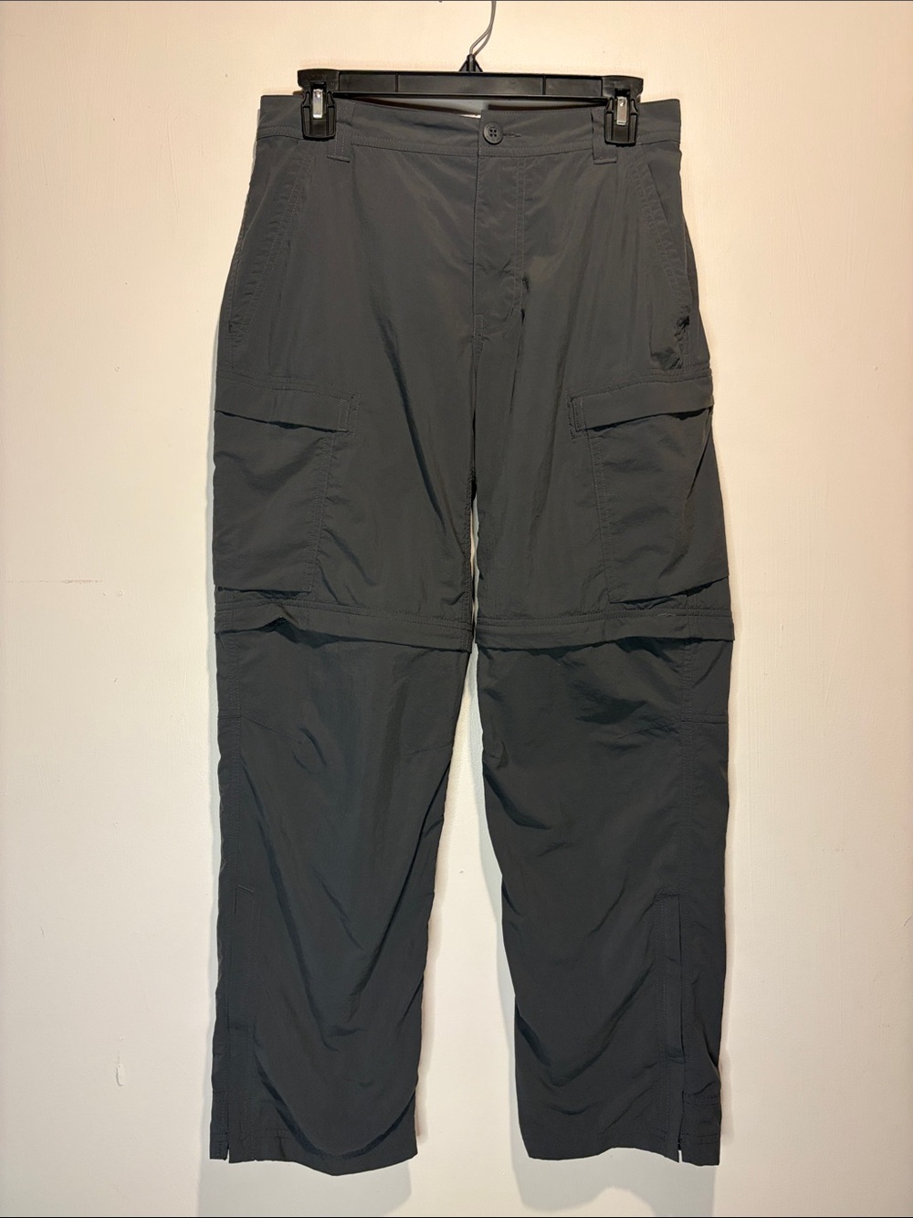 REI CO-OP Sahara Convertible Relaxed Men’s 32x30 Gray Hiking Pants Gorpcore